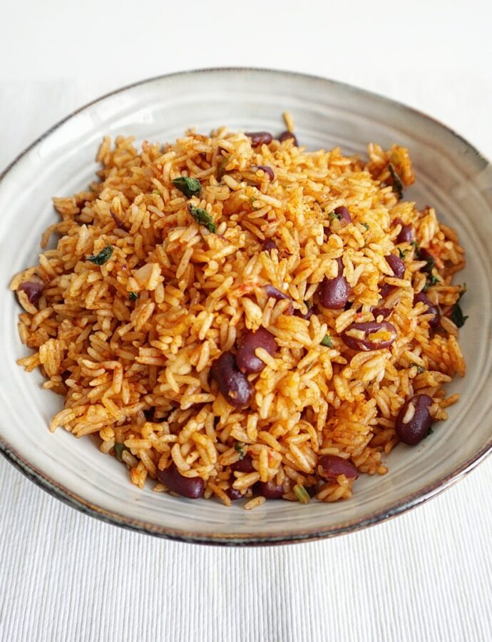 Antilliaanse Arroz Moro, rijst met bonen