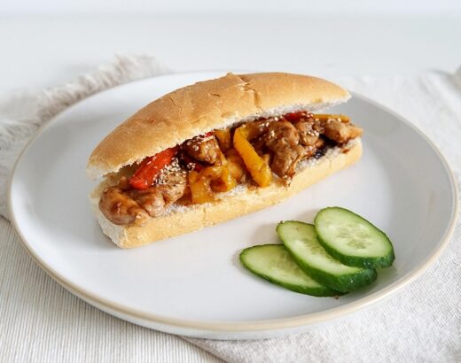 Broodje kip teriyaki
