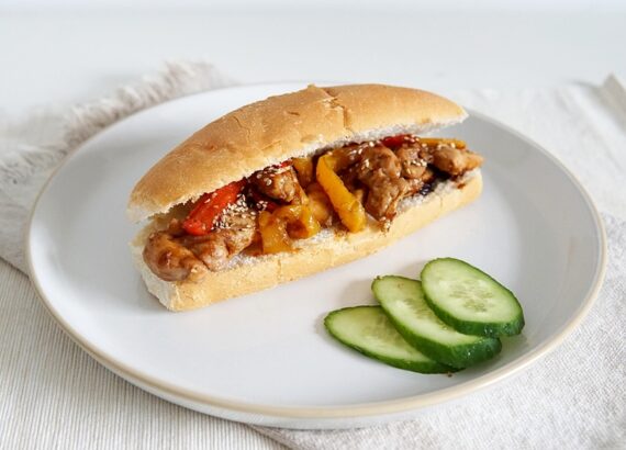 Broodje kip teriyaki