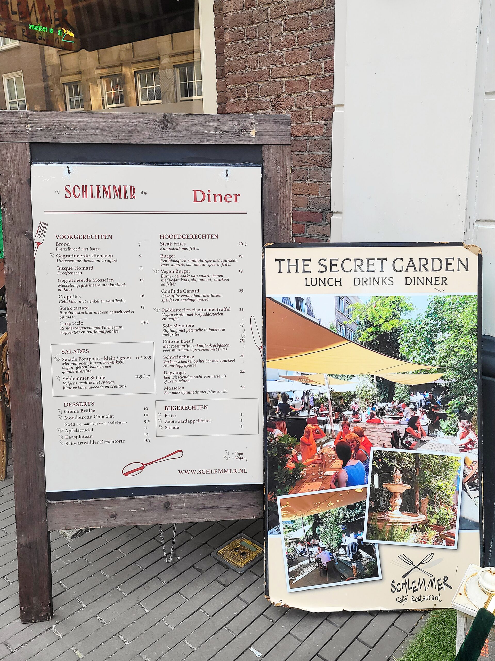 Dineren bij Café Restaurant Schlemmer