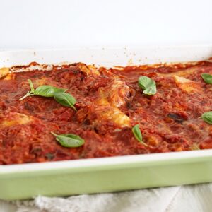 Italiaanse kippenstoof met tomaten en groente