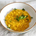 Romige saffraanrisotto