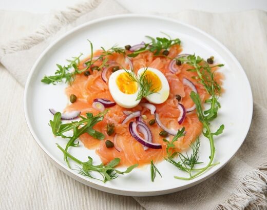 Zalmcarpaccio