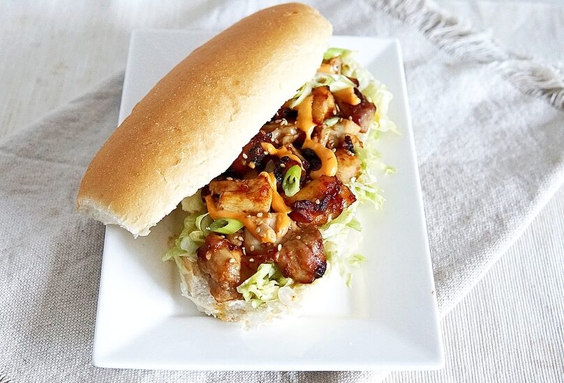 Broodje Korean chicken