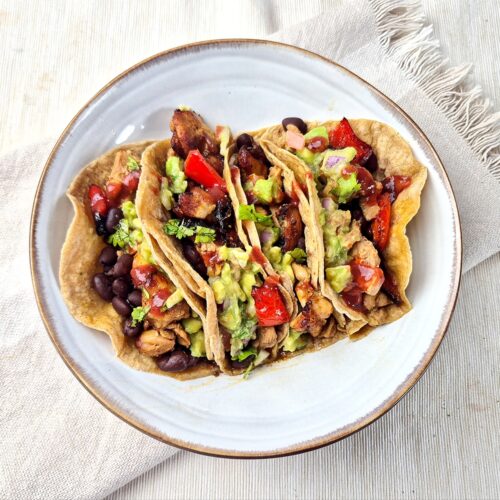 Taco chicken al pastor