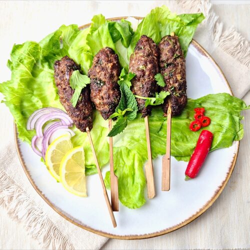 Lamb Seekh Kebab – Indiase lamsgehaktspiesjes