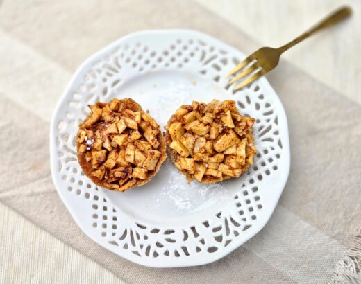 Koolhydraatarme appeltaartjes met amandelmeel