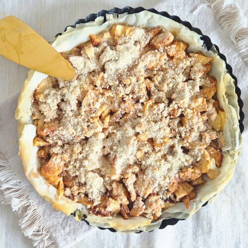 Appeltaart met filodeeg