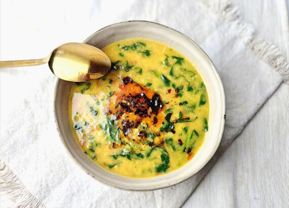 Palak Dal - Indiase linzensoep met spinazie
