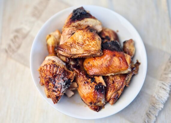 Surinaamse geroosterde kip