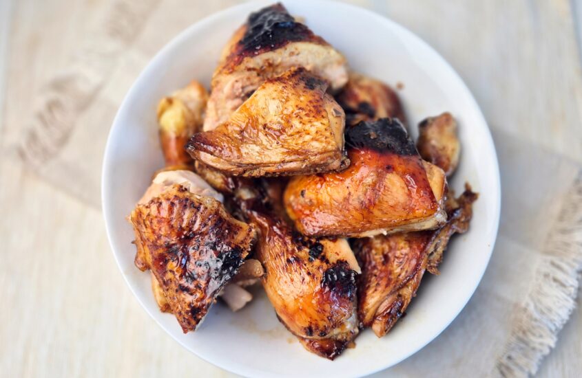 Surinaamse geroosterde kip