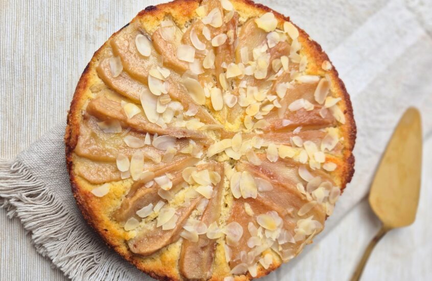 Koolhydraatarme perentaart