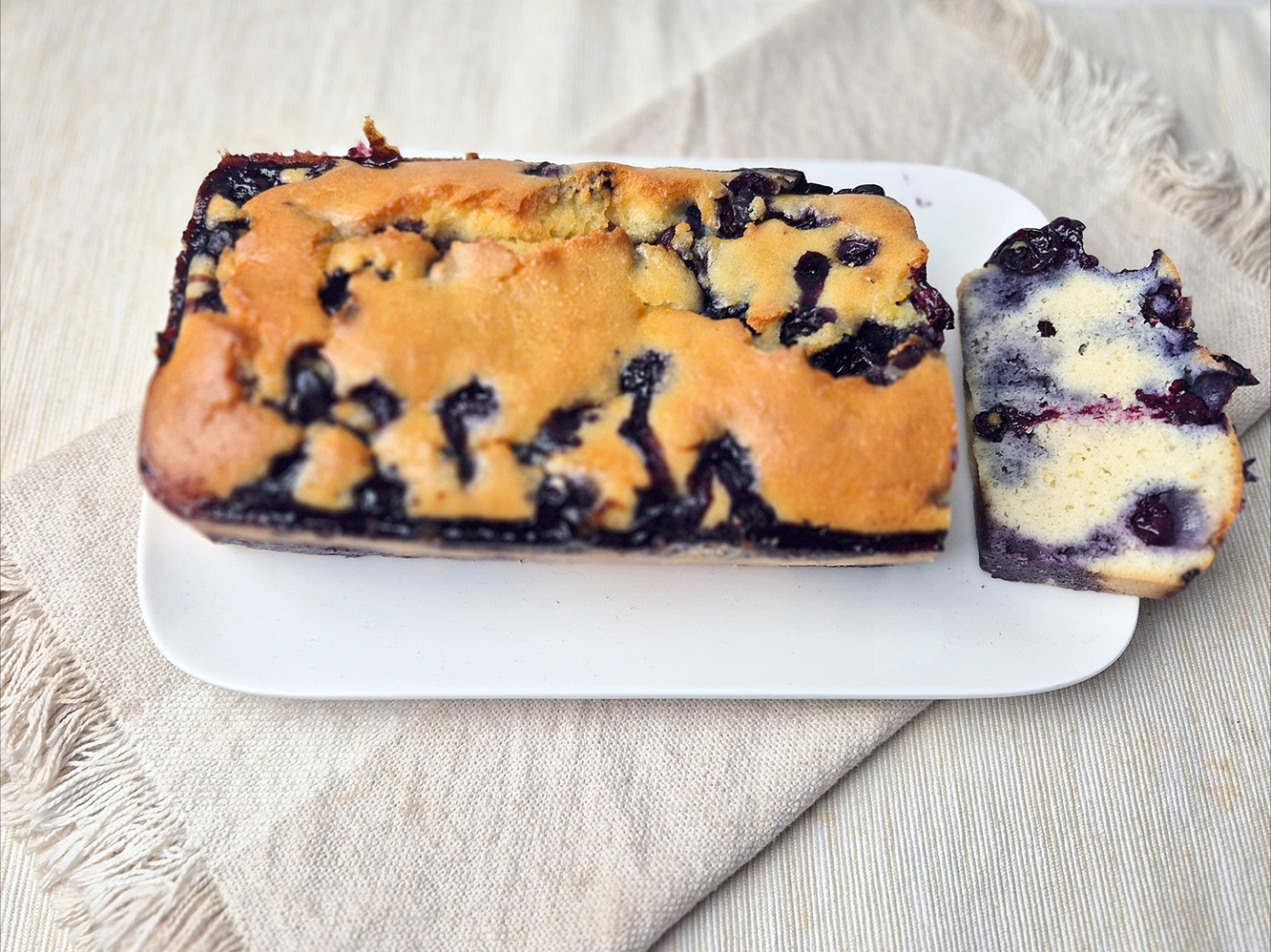 Koolhydraatarme blueberriescake