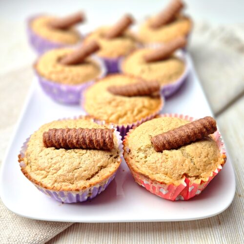 Cupcakes met amandel en chai