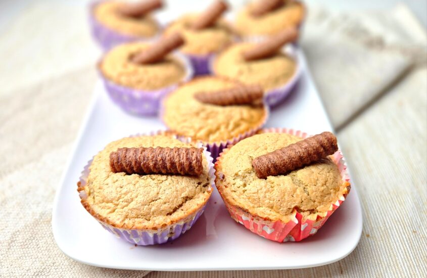 Cupcakes met amandel en chai