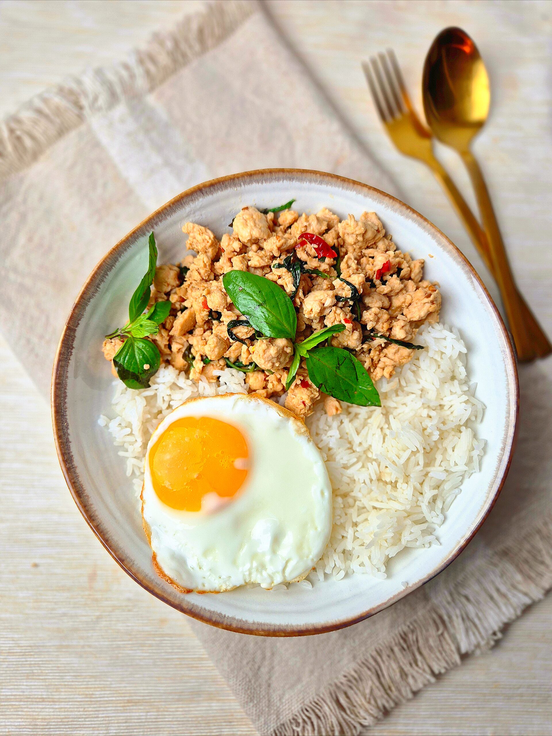 Pad Krapow Gai - Kip met Thaise basilicum