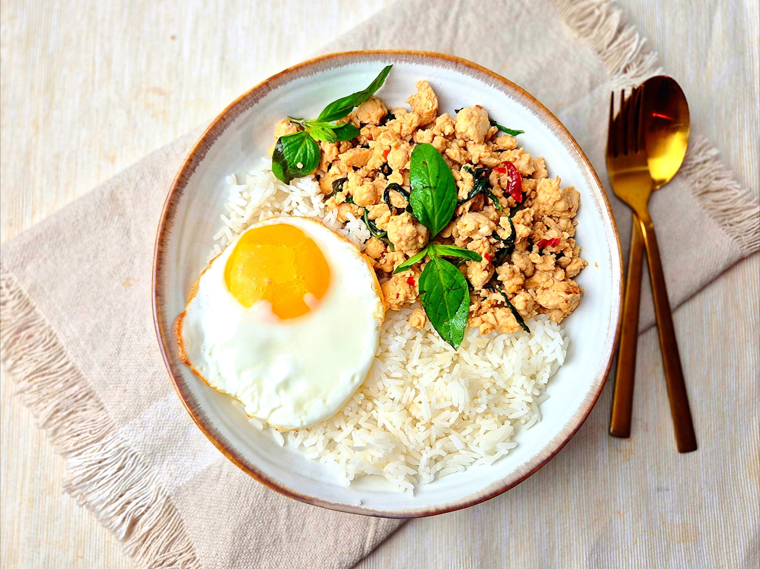 Pad Krapow Gai - Kip met Thaise basilicum