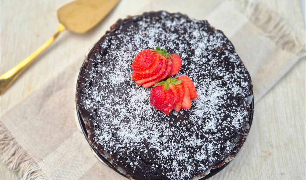 Chocoladecake met amandel