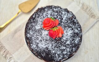 Chocoladecake met amandel