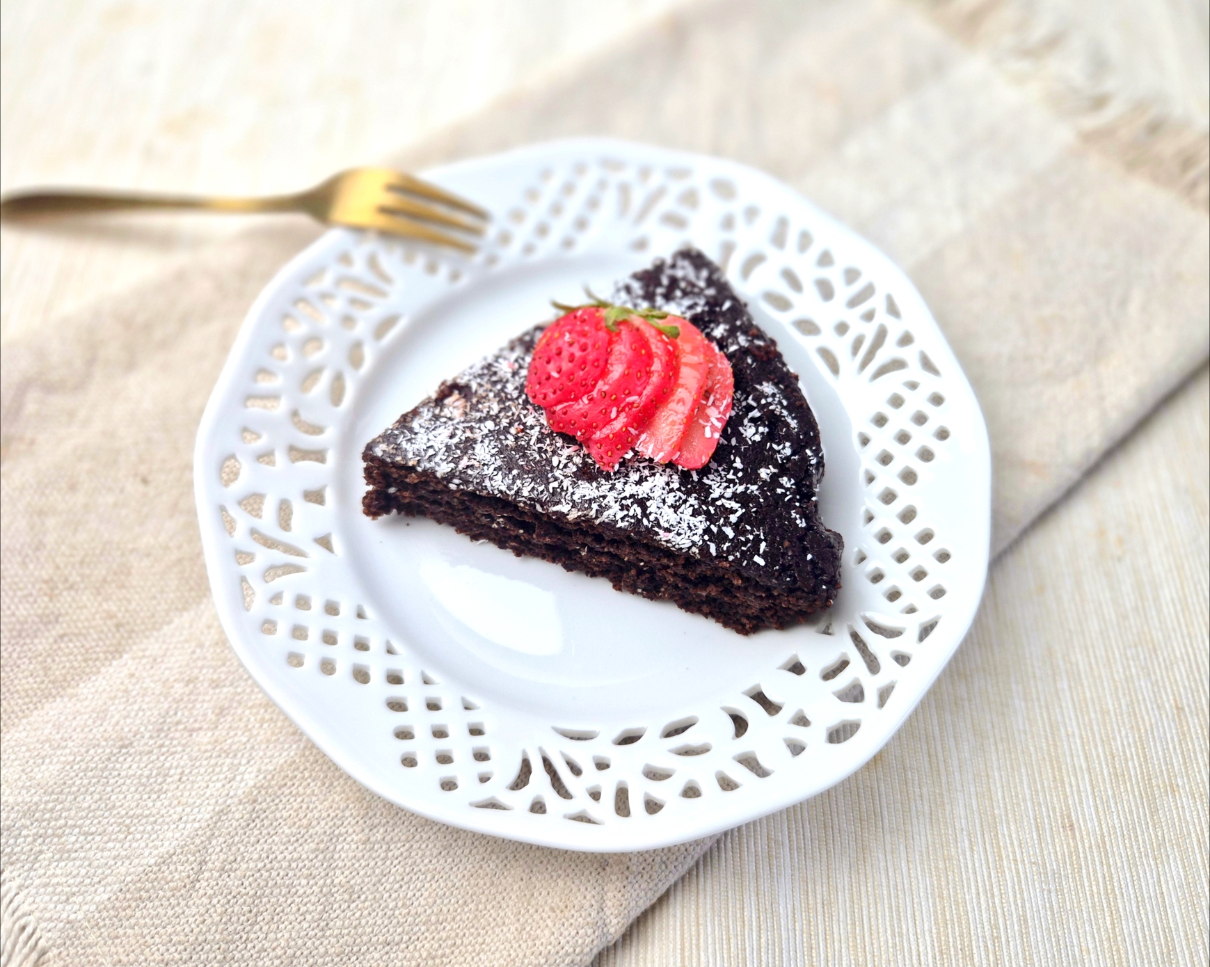 Chocoladecake met amandel