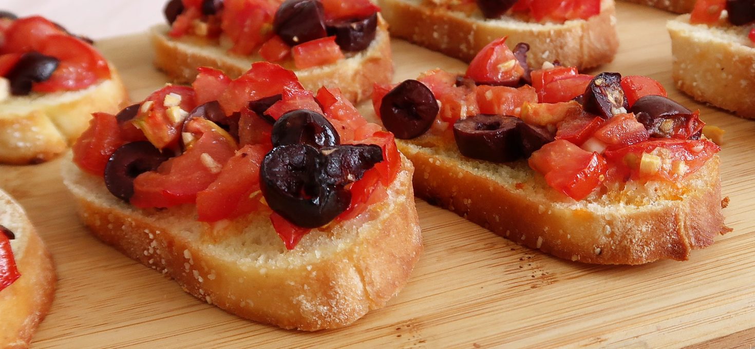 Bruschetta met olijven