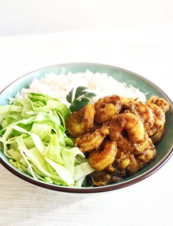 Surinaamse garnalen in masala
